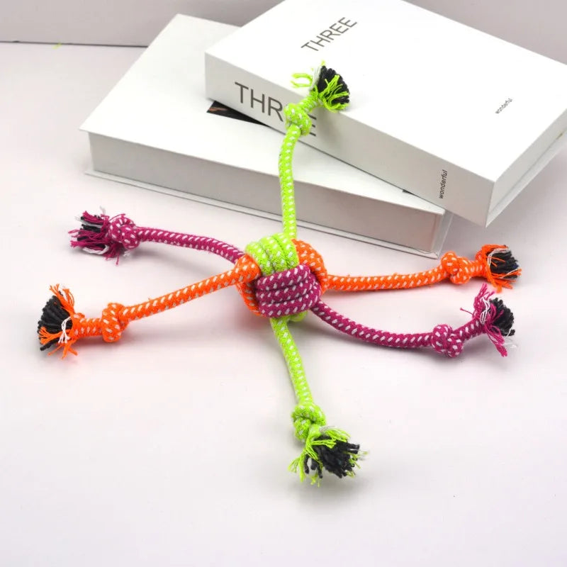 Dog Rope Toy – 30cm Linen Tug & Chew Toy