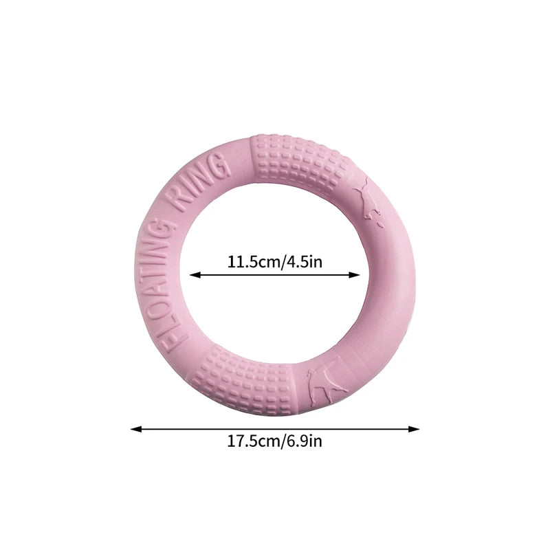 Dog Training Ring – Rubber Flying Disc Toy