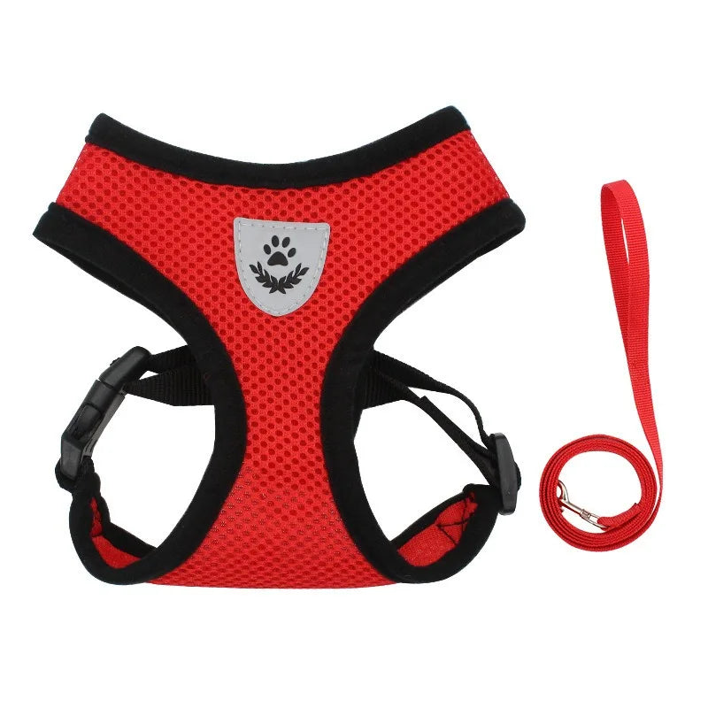 Cat Harness and Leash – Reflective Quick Release Walking Set