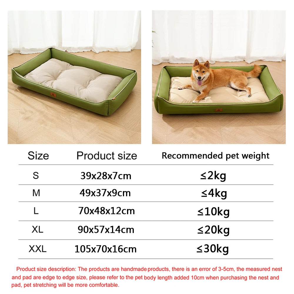 Waterproof Dog Bed – Thick Non-Slip Sofa Bed for Large Dogs & Cats