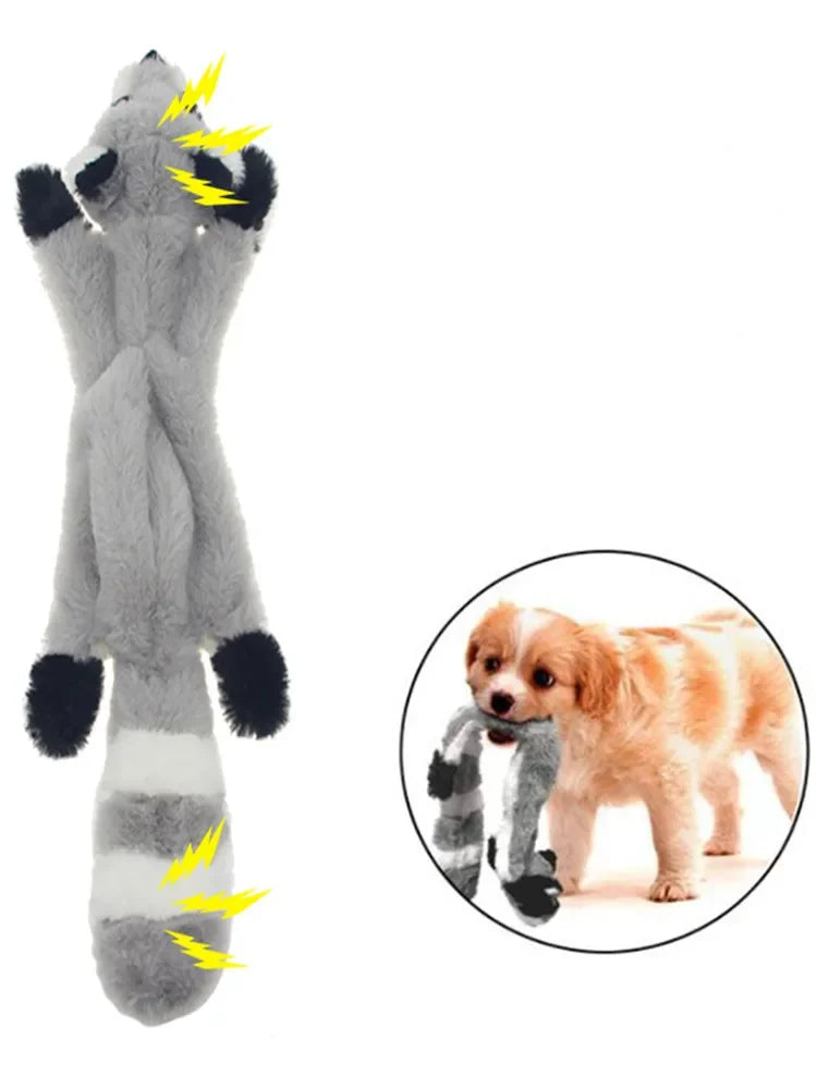Dog Squeak Toy – 45cm Plush Crinkle No Stuffing Animal Toy
