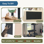 Cat Scratching Pad – Self-Adhesive Trimmable Mat for Furniture