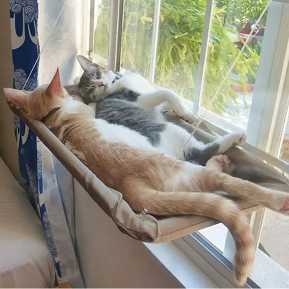 Cat Window Hammock – Hanging Bed & Sunny Window Seat for Cats