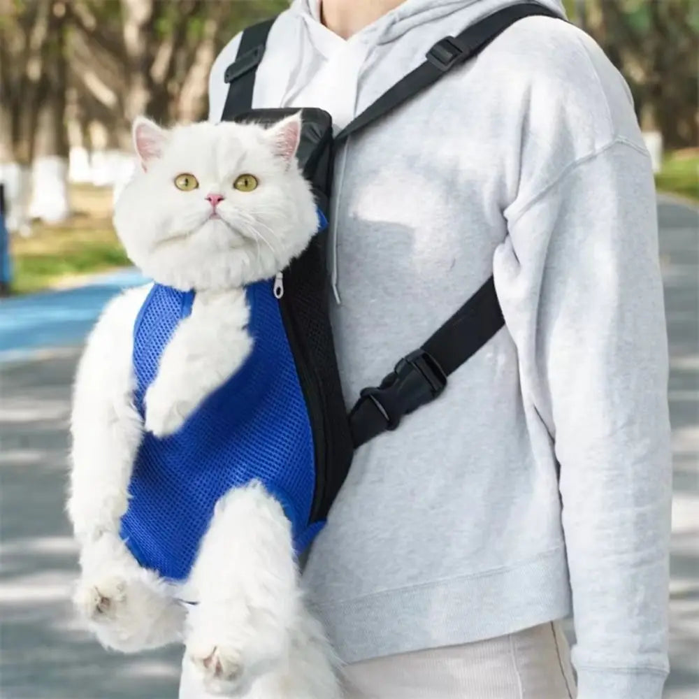 Cat Carrier Backpack – Breathable Pet Travel Bag for Cats & Dogs