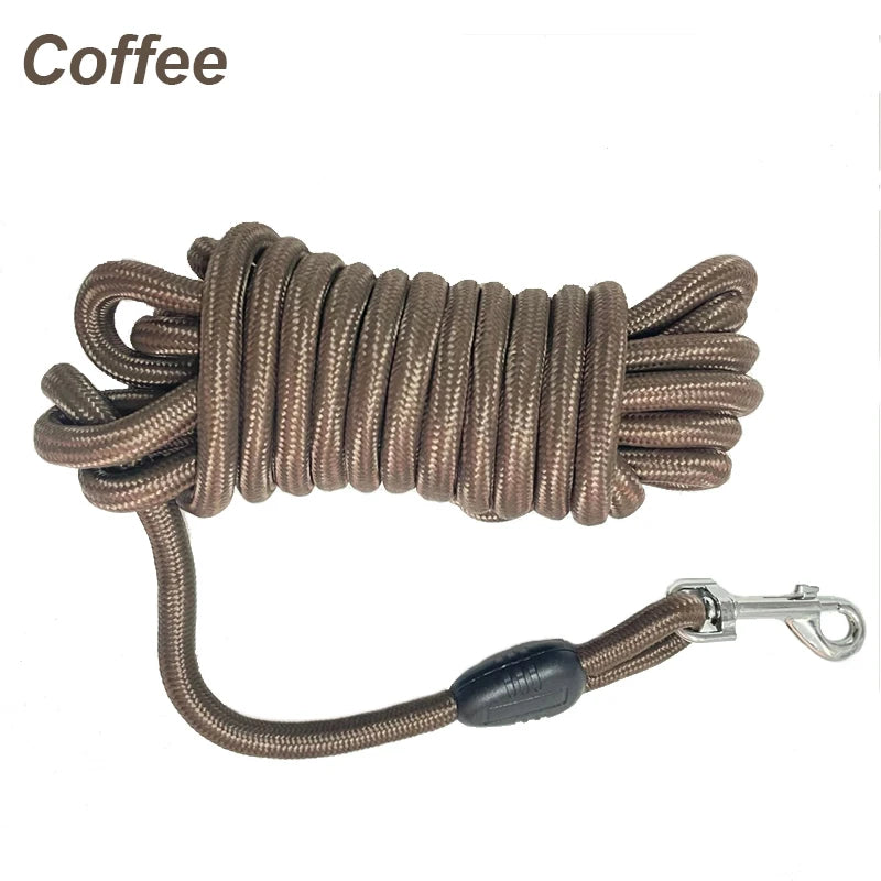 Long Dog Training Leash – 5M/10M/15M Nylon Recall Lead