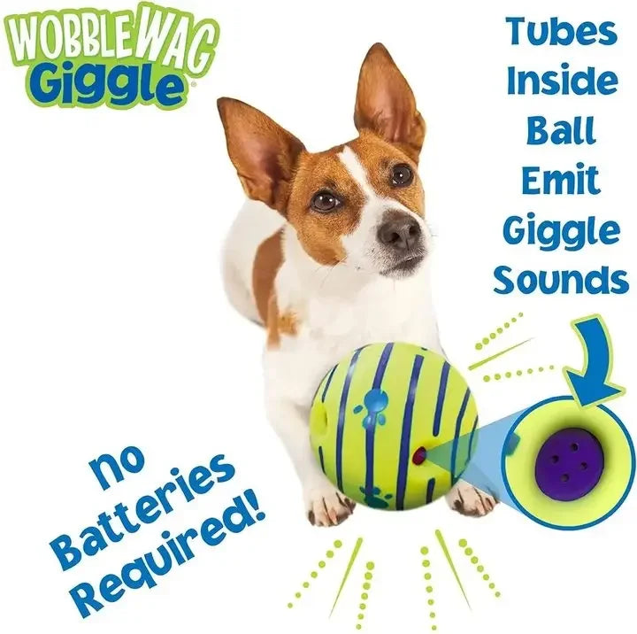 Interactive Dog Ball – Giggle Sound Toy for Training & Play