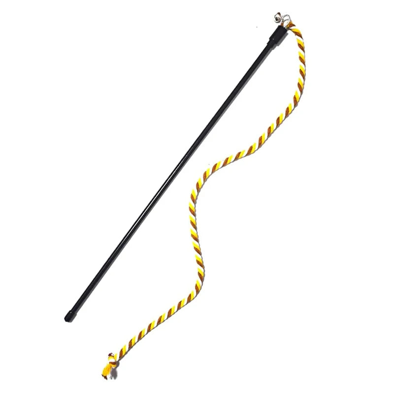 Cat Teaser Wand Long Ribbon Interactive Toy for Kittens
