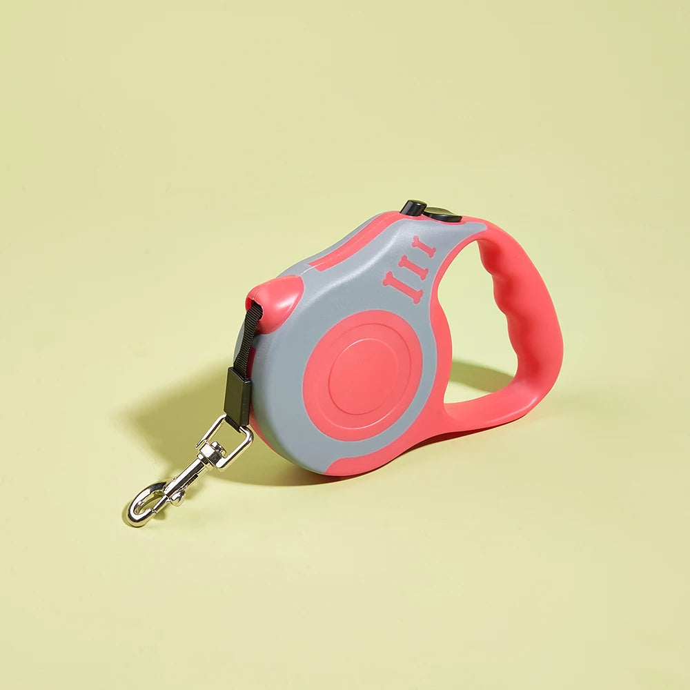 Retractable Dog Leash – 3m & 5m Automatic Nylon Lead
