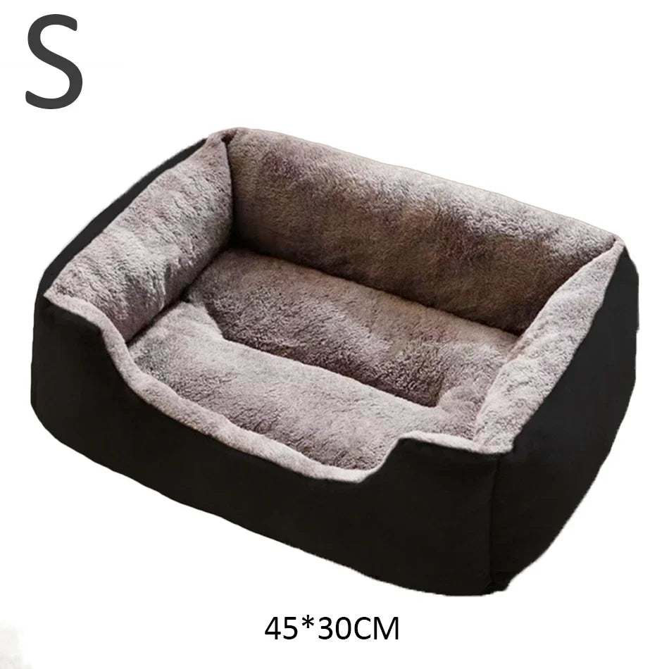 Plush Cat Bed Soft Cushion Pet Bed for Cats & Small Dogs