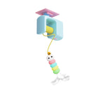 Automatic Interactive Cat Toy with Flying Feather & Elastic Rope