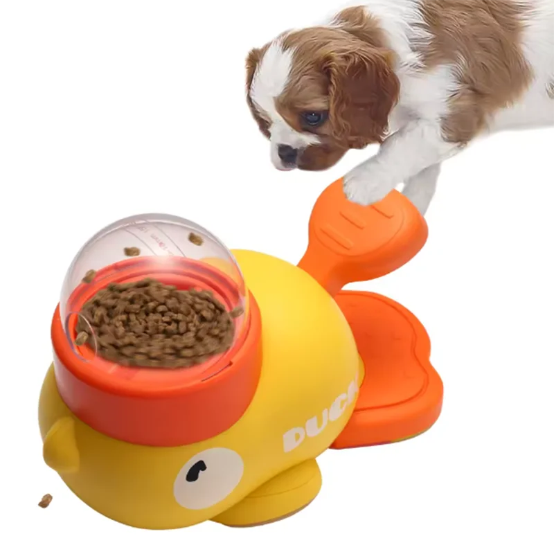 Interactive Dog Feeder Toy – Puzzle Treat Dispenser Duck