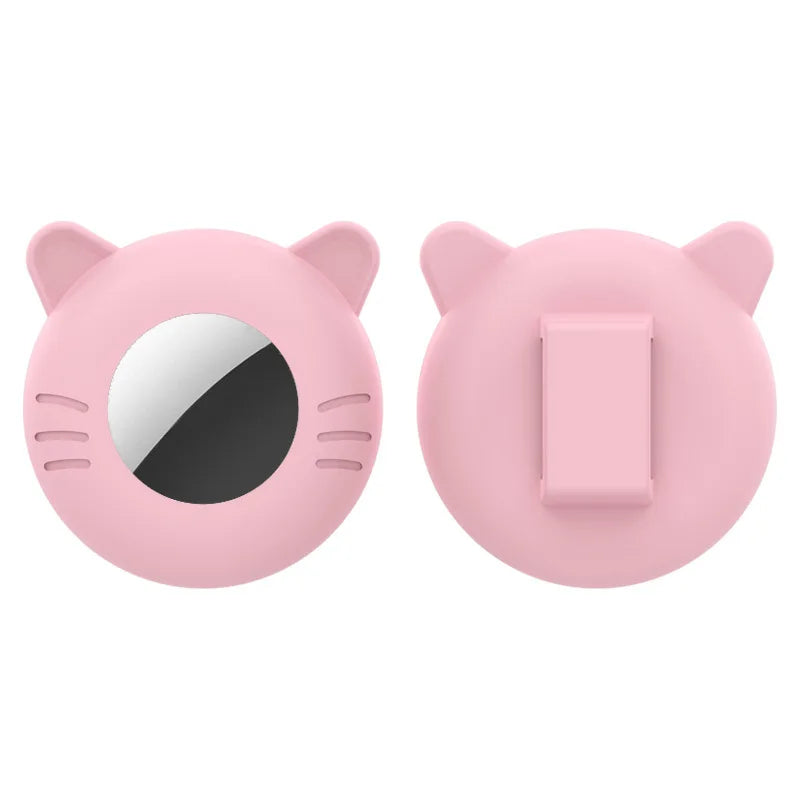 Cat AirTag Holder – Silicone GPS Tracker Collar Case