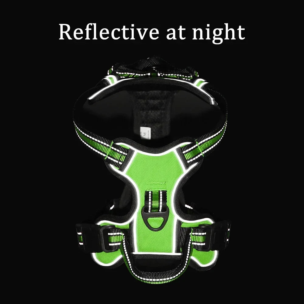 Reflective Dog Harness – Adjustable Breathable Vest for Dogs
