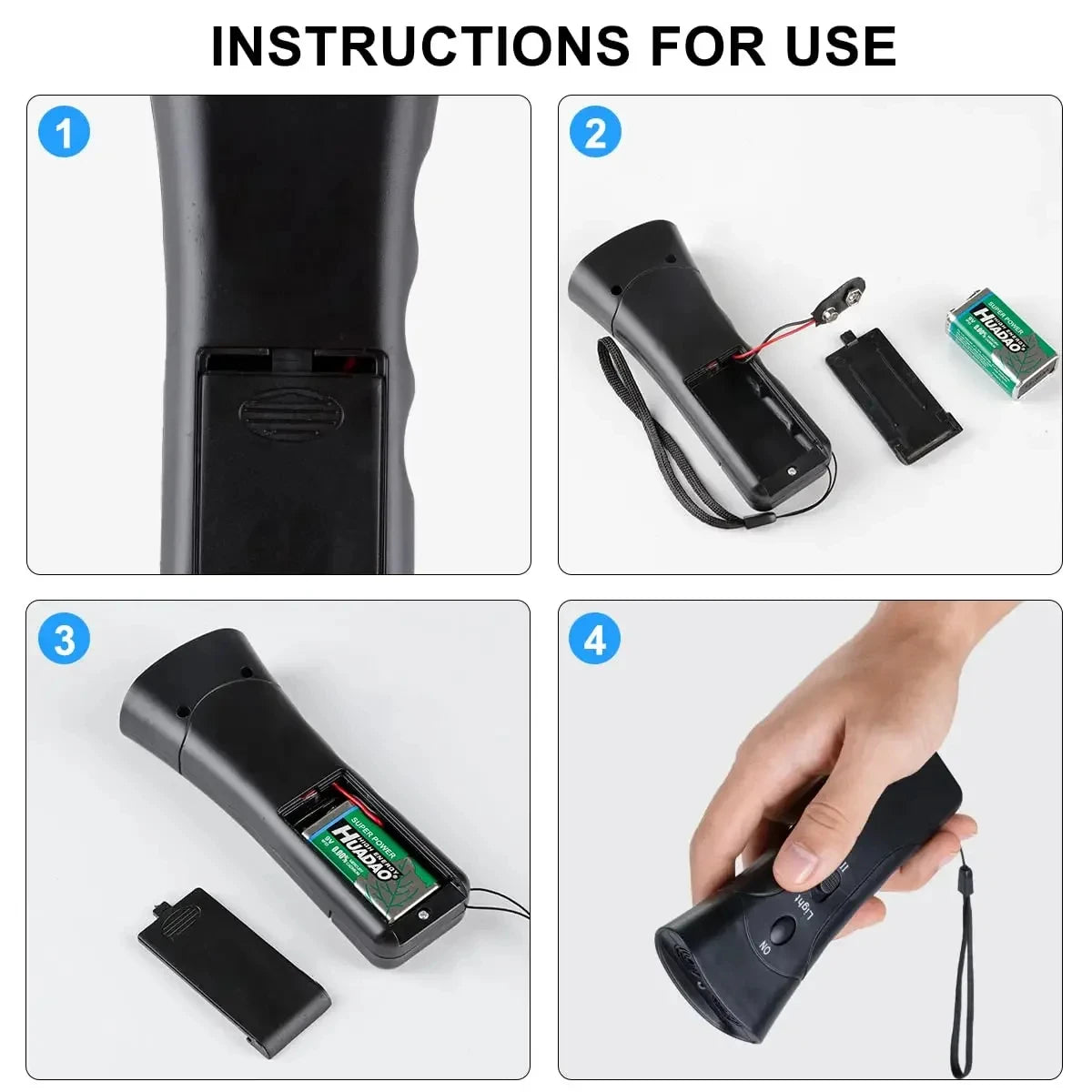 Ultrasonic Dog Repellent – Portable Dog Training Device
