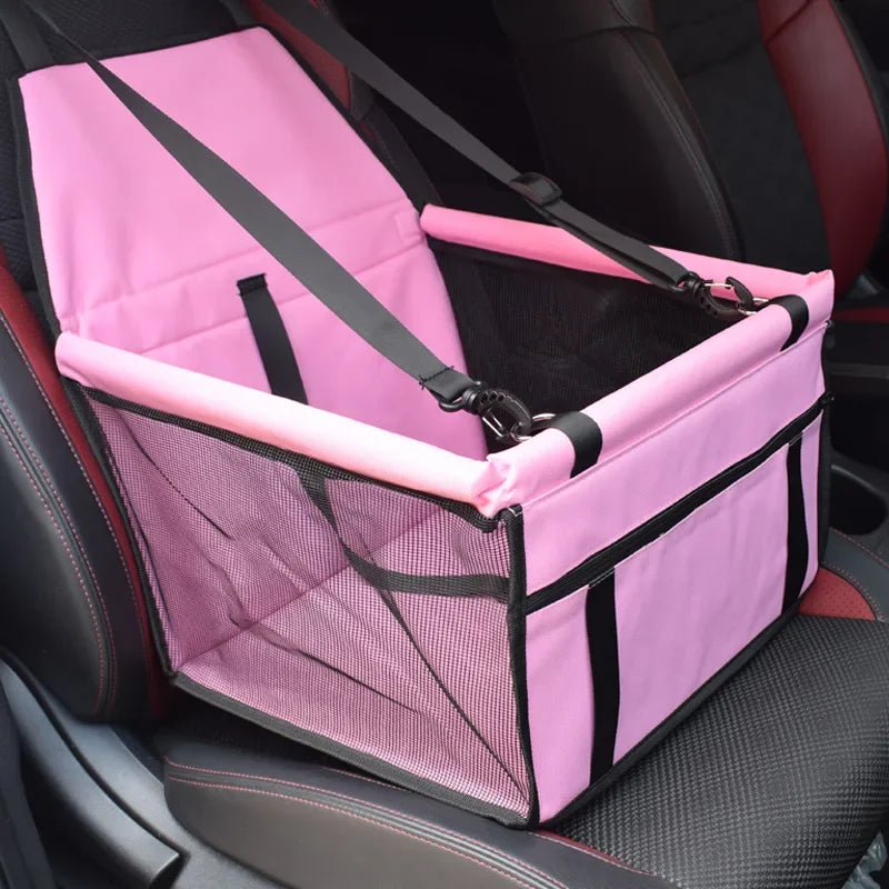 Dog Car Seat Cover – Folding Pet Travel Mat with Storage Bag