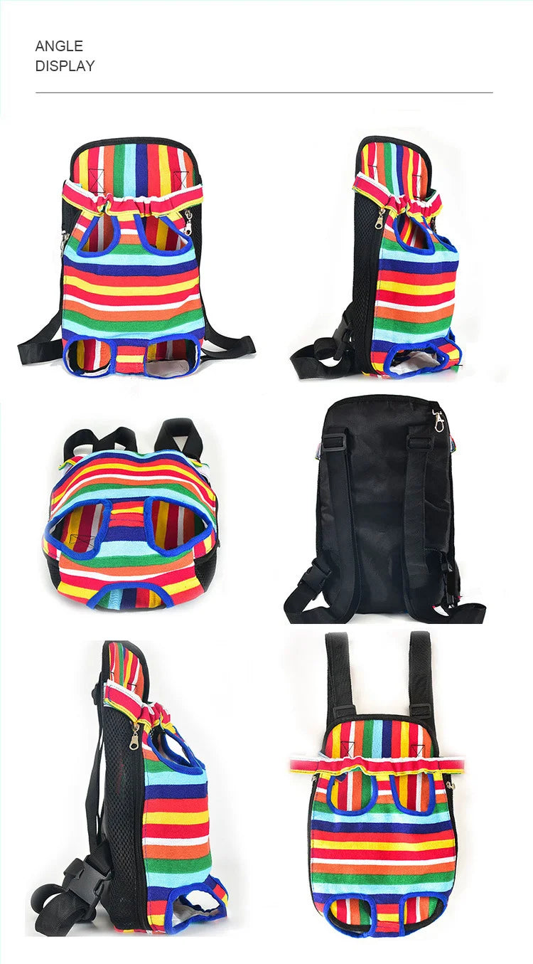 Cat Carrier Backpack – Adjustable Pet Travel Bag for Cats & Dogs