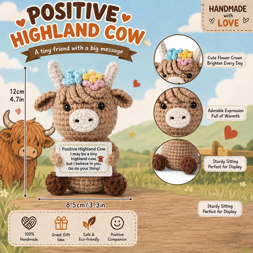 Crochet Plush Pocket Hug Doll, Handmade Mini Plush Gift