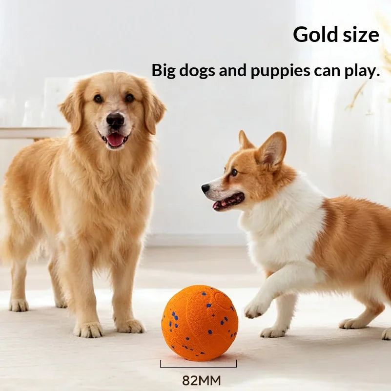 Interactive Dog Toy Automatic Moving Rechargeable Chew Ball