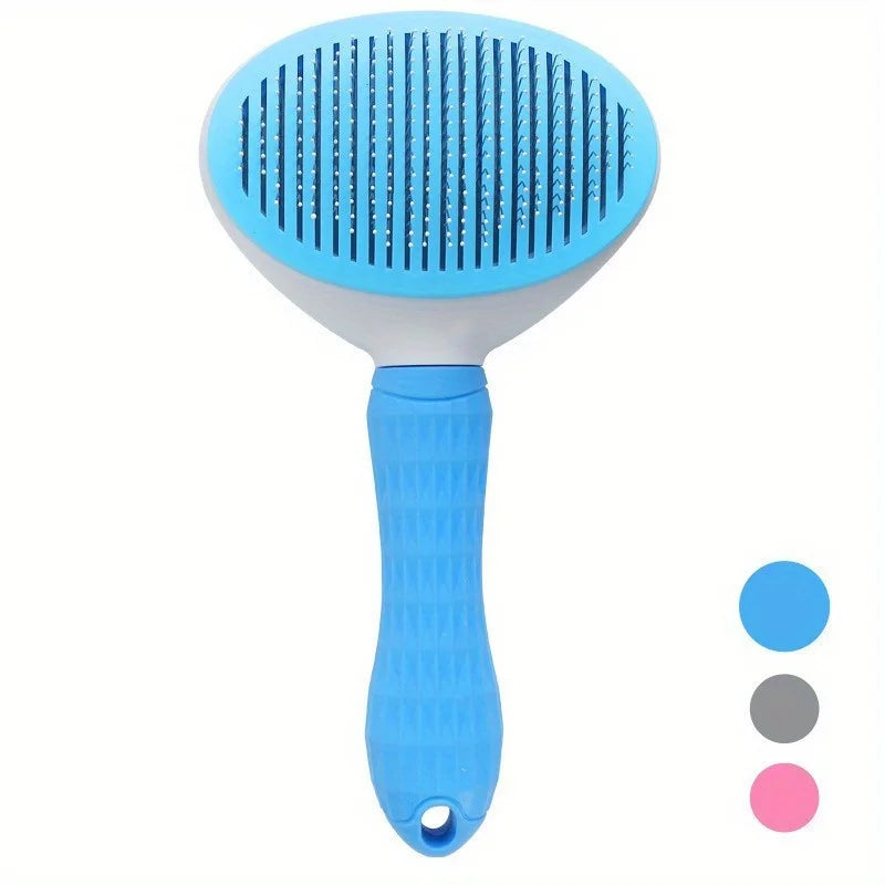 Self Cleaning Slicker Brush, Pet Hair Remover for Dogs & Cats