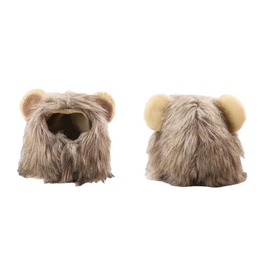 Lion Mane Dog Costume – Washable Pet Costume Wig