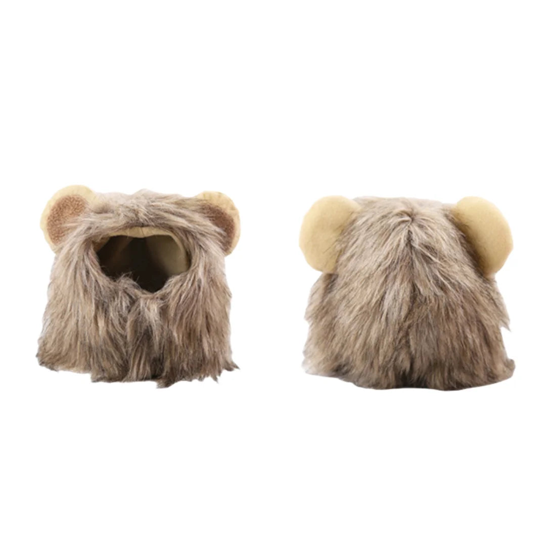Lion Mane Dog Costume – Washable Pet Costume Wig