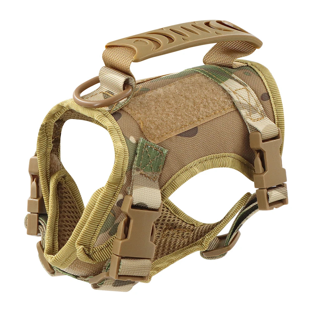 Tactical Cat Harness – Adjustable Soft Mesh Pet Vest