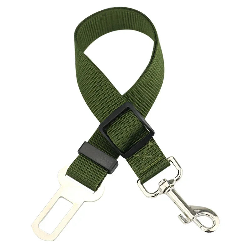 Dog Car Seat Belt – Adjustable Pet Safety Harness with Quick Release