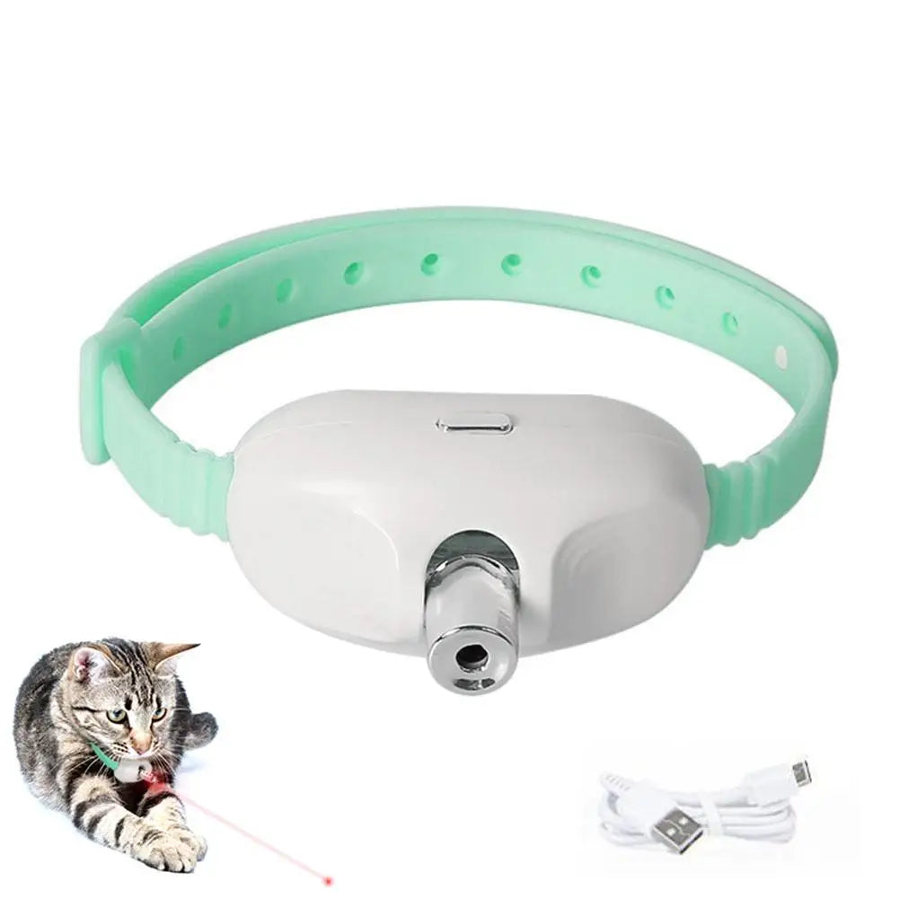 Rechargeable Cat Laser Toy – Automatic Interactive Collar