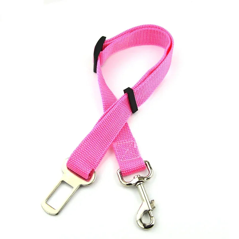 Dog Car Seat Belt – Adjustable Pet Safety Harness with Quick Release