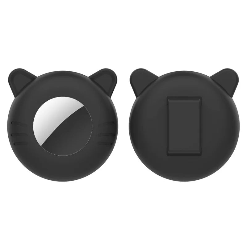 Cat AirTag Holder – Silicone GPS Tracker Collar Case