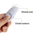 Dog Training Clicker Whistle, 2-in-1 Pet Training Tool