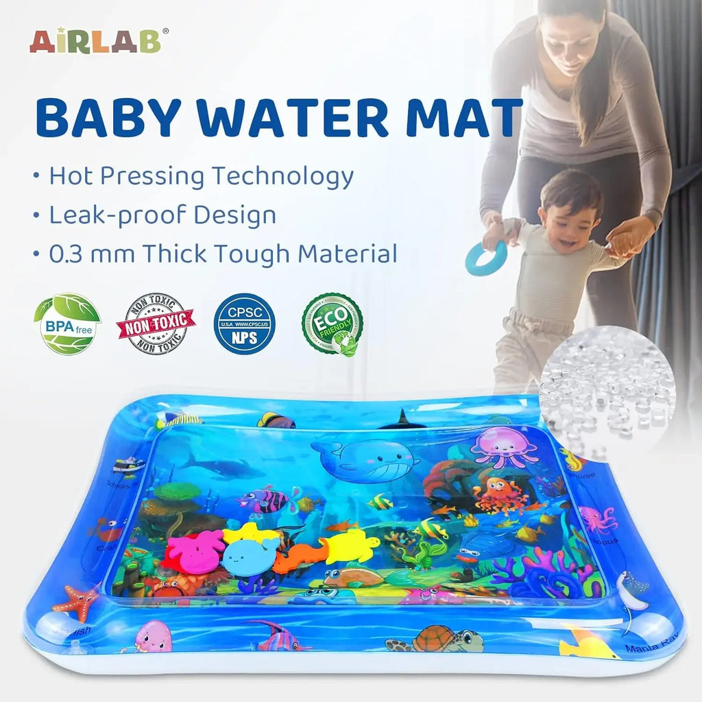 Pet Water Sensory Play Mat – Inflatable Ocean Playmat