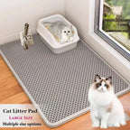 Cat Litter Mat – Double Layer Waterproof Non Slip Pad