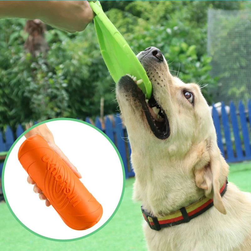 Flying Disc Dog Toy TPR Outdoor Fetch Toy for Dogs