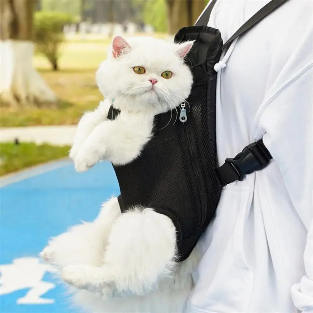 Cat Carrier Backpack – Breathable Pet Travel Bag for Cats & Dogs