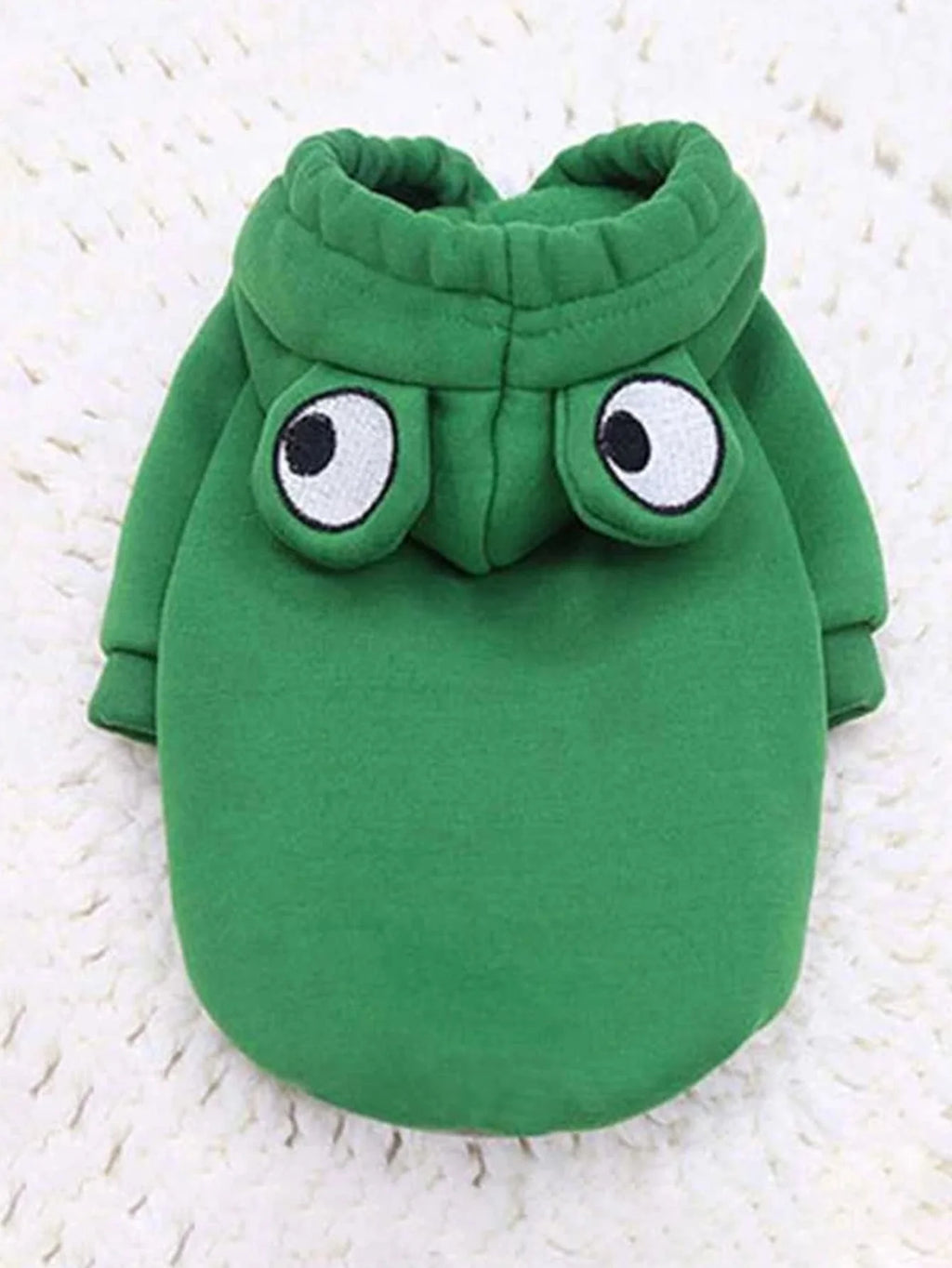Dog Sweater for Small & Medium Dogs Green Frog Hoodie