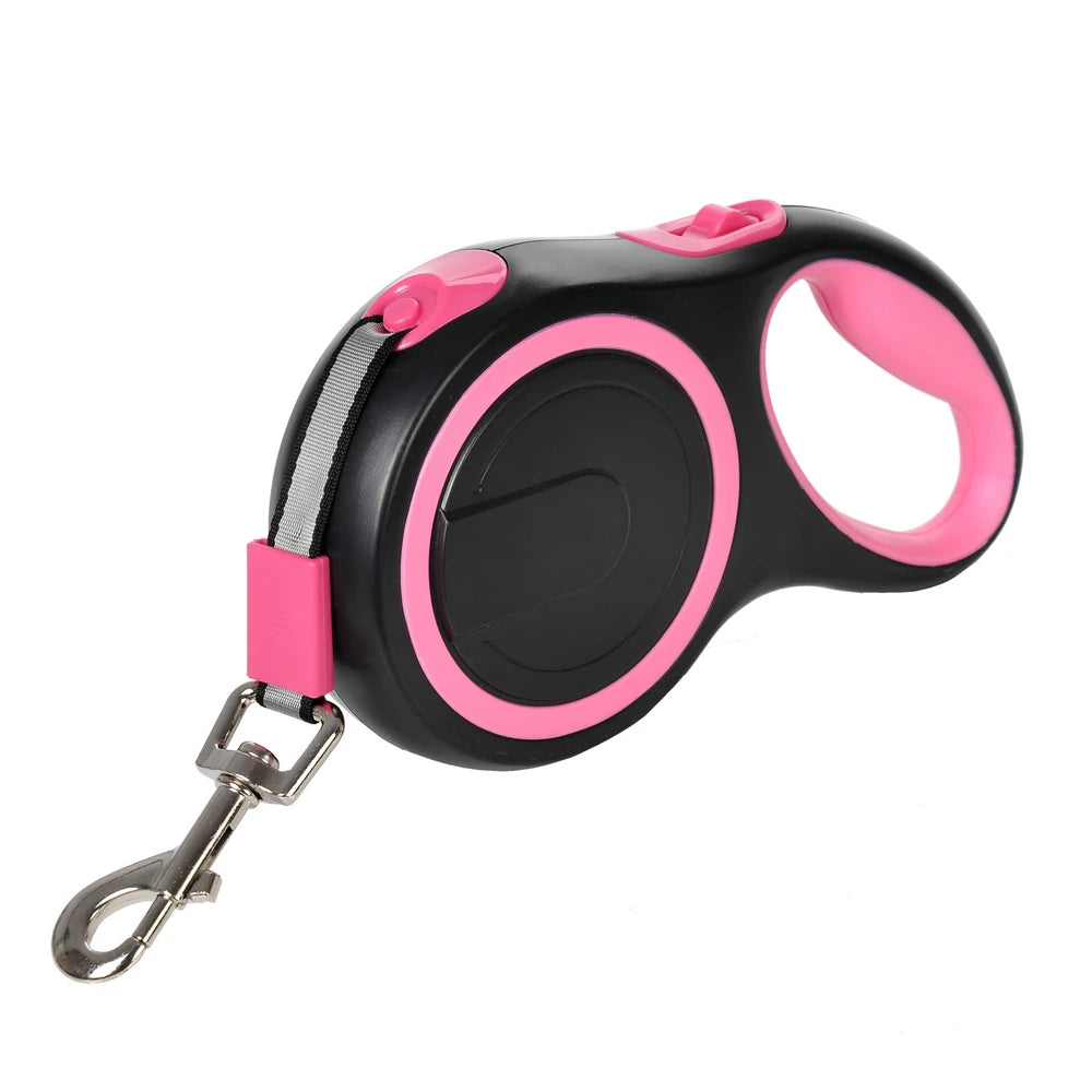 Retractable Dog Leash – 5M/8M Nylon Automatic Lead