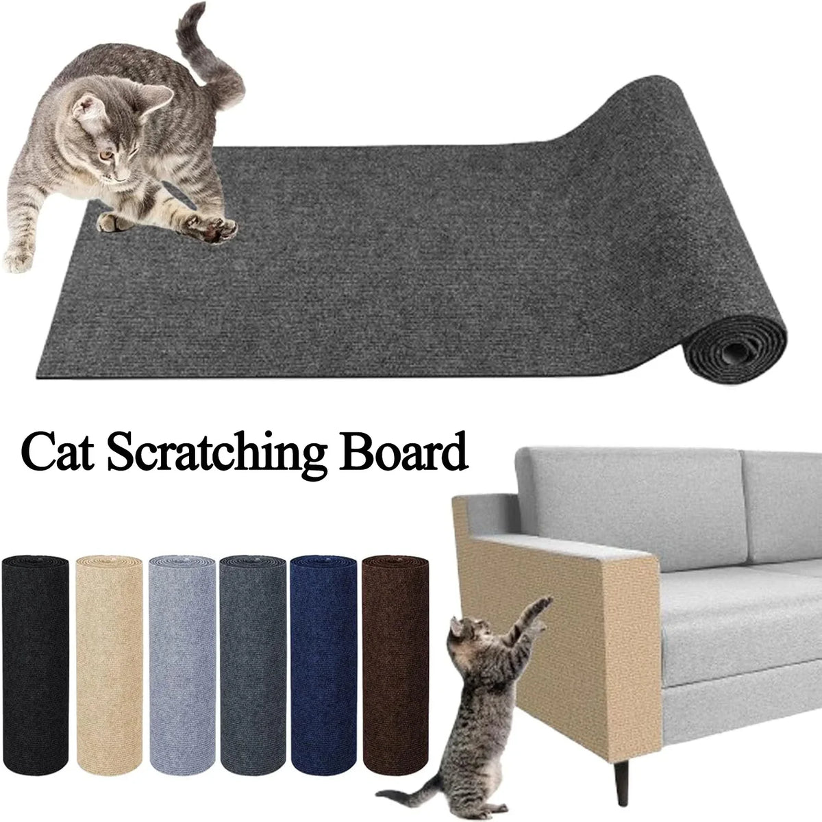 Cat Scratcher Mat – Trimmable Furniture Protector