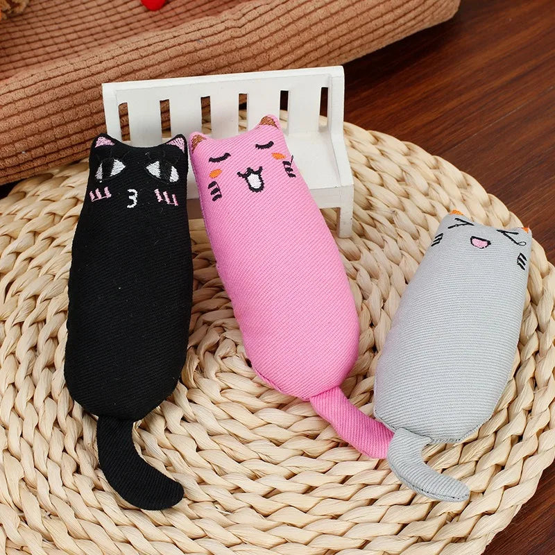 Catnip Cat Toy with Rustle Sound, Plush Toy for Kittens