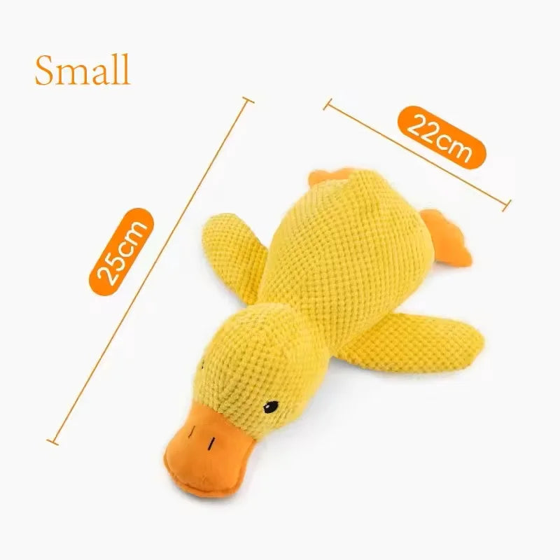 Squeaky Duck Dog Toy – Plush Sound Toy for Puppies & Dogs