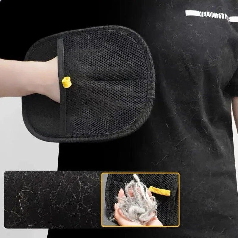 Pet Grooming Gloves, Dog & Cat Hair Remover Brush