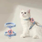 Cat Harness and Leash Set – Adjustable Small Pet Walking Harness