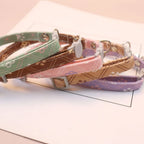 Breakaway Cat Collar with Bell – Adjustable Kitten & Small Dog Collar