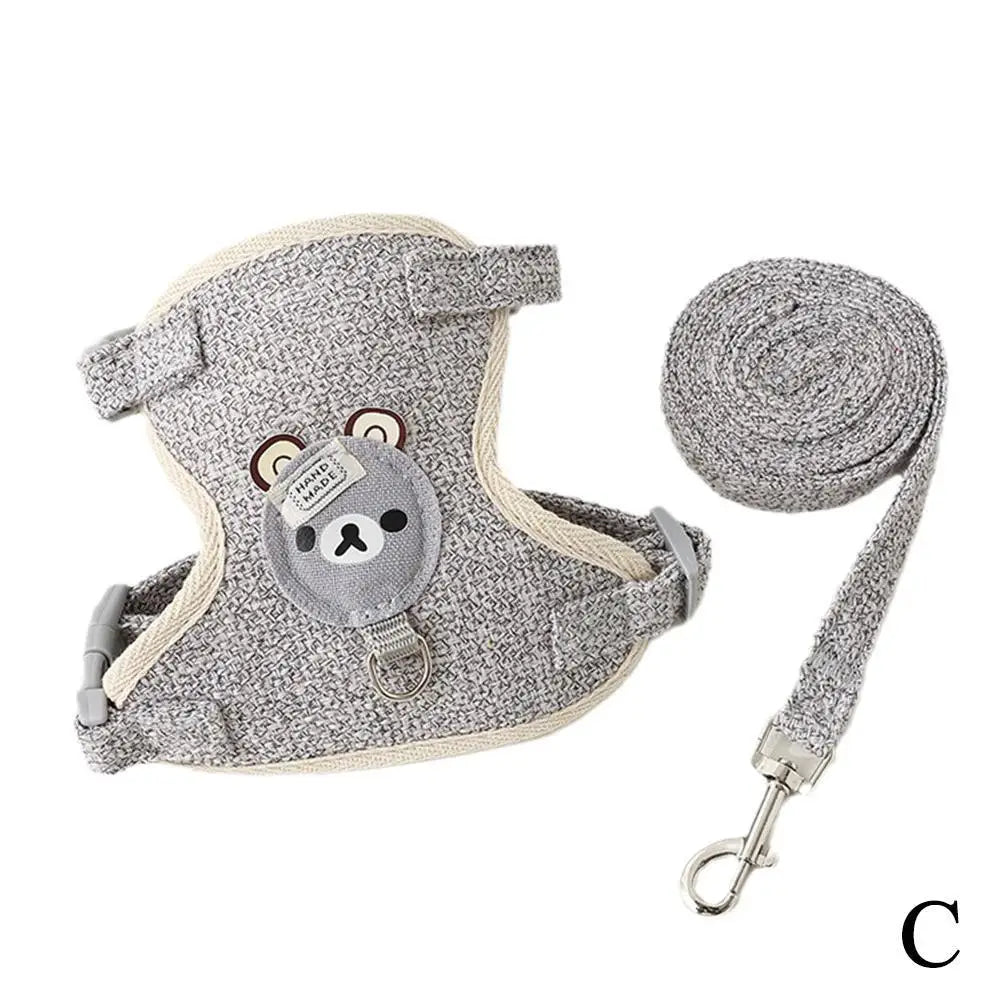 Cat Harness and Leash Set – Adjustable Undershirt Vest