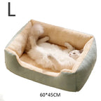 Cat Bed, Soft Plush Kitten Sleeping Cushion for Home