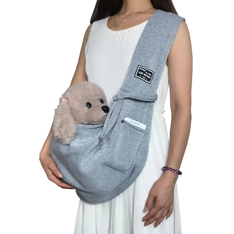 Pet Carrier Sling – Small Dog & Cat Shoulder Bag for Travel