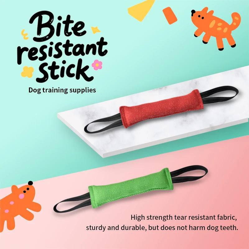 Jute Dog Tug Toy – Interactive Bite & Training Toy
