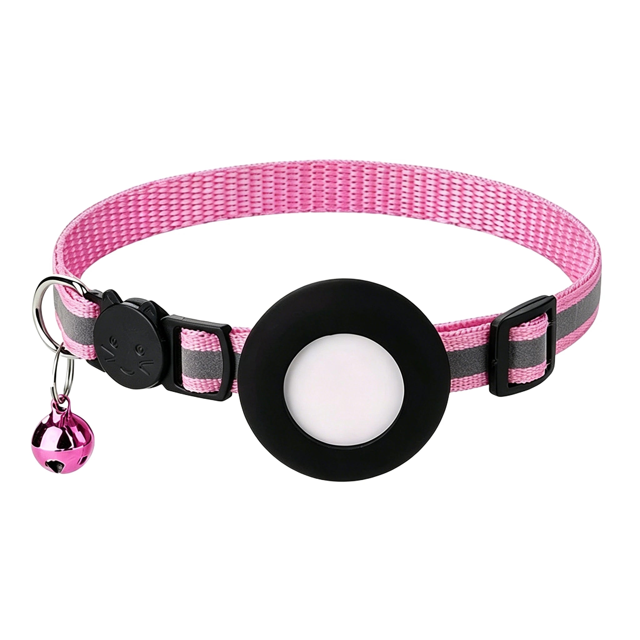 AirTag Cat Collar, Reflective Breakaway Collar With Bell