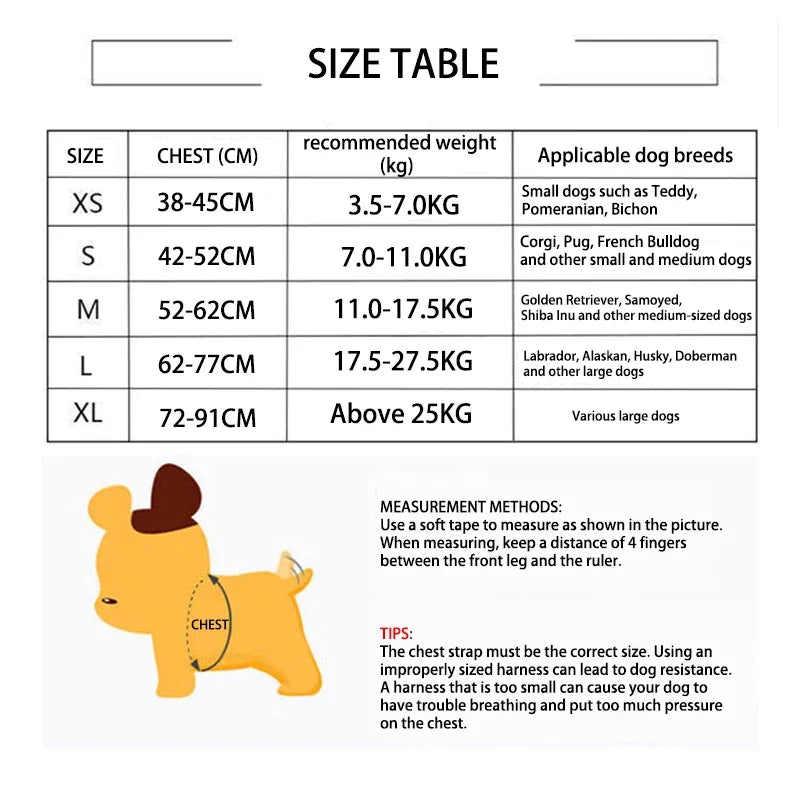 Dog Harness – Quick Release Nylon Vest for Puppies