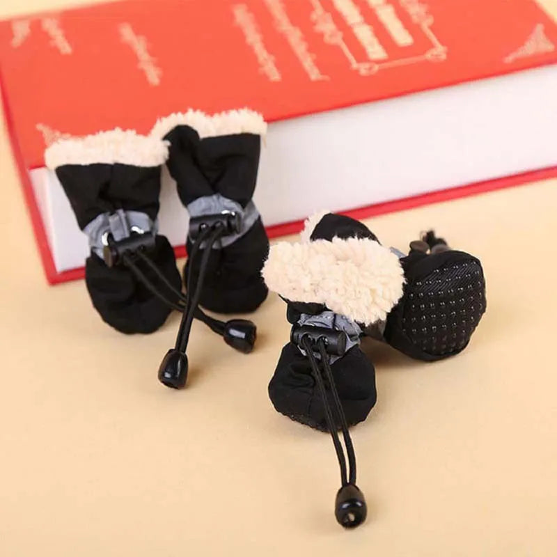 Dog Shoes for Small Dogs – Waterproof Winter Paw Protection